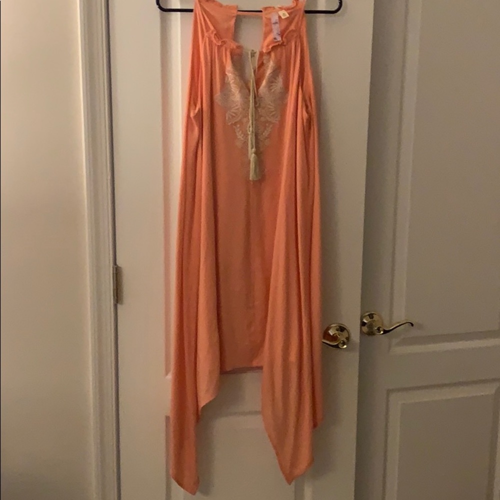 Coral dress from Franchesca’s